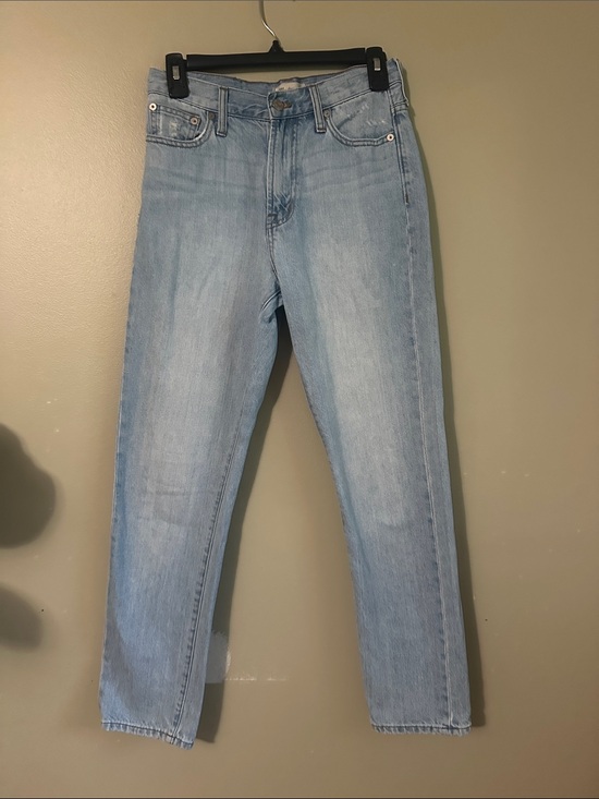 Madewell Denim - Madewell Light Wash Blue High-Rise Straight Jeans
